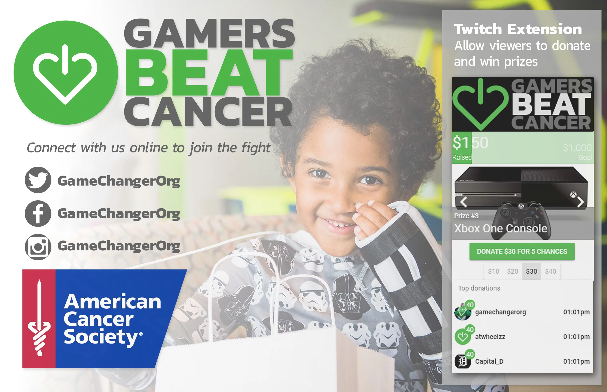 Since launch, we have processed tens of thousands of dollars in donations towards GameChanger Charity's programs.